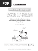 Read & Practice Mini Books Parts of Speech