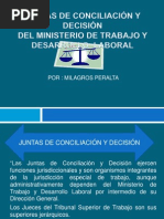 JUNTAS DE CONCILIACIÓN Y DECISIÓN