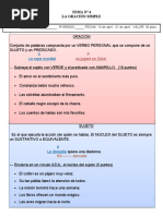 Estructura de La Oración (Iii T)