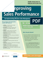 Improving Sales Performance