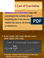 Newtons Law of Universal Gravitation