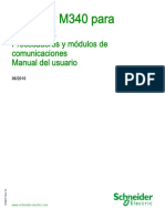 Modicon M340 para Ethernet: Procesadores y Módulos de Comunicaciones Manual Del Usuario