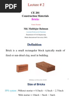 Brick Lecture by Md. Mahfujur Rahman