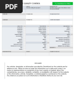 Project Management Quality Control