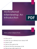 Motivational Interviewing Presentation 16th March 2022