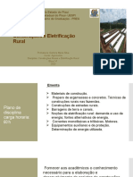 Construções e Eletrificação Rural AULA 02