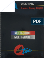 Tseng Labs Qtec VGA 1024 ET3000-AX Manual