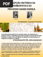 Concepção Histórica Da Homeopatia - 2013-1 PDF