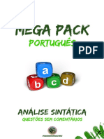 Aula 03 Analise Sintatica Questoes Sem Comentarios PDF