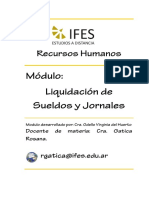 Modulo Liquidacion Sueldos y Jornales