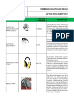 Matriz de Epp