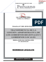 Directiva Transferencia 008-2018