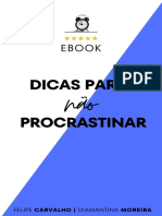 Dicas para Não Procrastinar - Ebook PDF