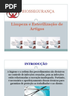 Aula 1 Biossegurança - Limpeza e Esterilização de Material PDF