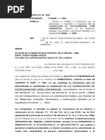 Solicita Copia de Resolucion Que Declara Confidencial.