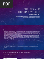 DNA RNA and Protein Synthesis WS PPT