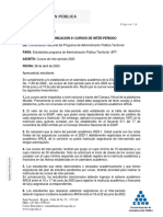 Comunicación 001 Cursos de Inter-Periodo 2023 Apt Nacional PDF