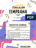 Estimulación: Temprana