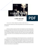 Book Review I Love You Ara