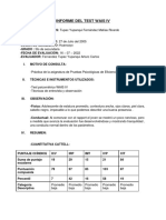 Informa Psicologico Del Test de Wais