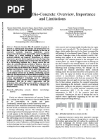 Self-Healing Bio-Concrete Overview Importance and Limitations