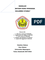 Makalah Analisa Kebudayaan Suku Minahasa