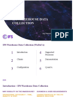 IFS Applications 10 - Warehouse Data Collection and Aurena Scan It Overview and Demo (Iraj)