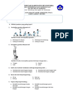 Soal PAS Kelas 6 SMTR 2 PJOK K13