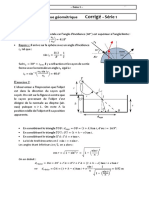 TD1 - Optique Géométrique - Corrigé