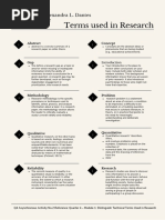 Terms Used in Research