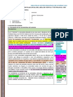 CyT - PROPUESTA PLANIFICACION Tercer Grado CyT