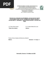 Proceso de Atención de Enfermería RNPT 26 SDG + Neumopatía Crónica Severa + Choque Mixto + Desnutrición Severa + Estado Pos Paro