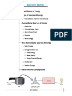 Sources of Energy