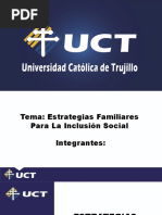 Estrategias Familiares para La Inclusión Social