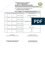 Jadwal Asesmen Sumatif Akhir Jenjang