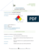 Hoja de Seguridad Gallinaza Compostada