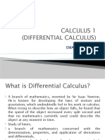 Lesson 1 Differential Calculus Introduction