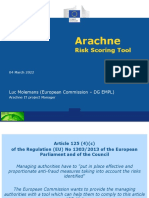 2 Arachne Risk Scoring Tool - Luc MOLEMANS