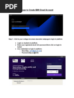 NM Engineering - Steps To Create IBM Cloud Account