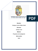 Foro 1 Reflexione Sobre La Relación Dialéctica de Los Elementos Que Componen Un Proyecto de Investigación