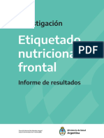 Investigacion Etiquetado Nutricional Frontal Informe de Resultados