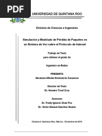 Simulación y Modelado de Perdida de Paquetes en Un Sistema VoIP