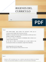 Origenes Del Curriculo