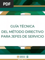 Guía Del Método Directivo para Jefes de Servicio, 2022