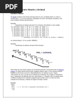 Conversion Entre Binario y Decimal