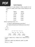 Chapter Eleven Capital Budgeting