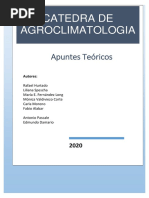 Apuntes Teoricos Agroclimatologia 2020 - 1 PDF