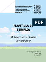 Plantilla: Llavero Tablas de Multiplicar