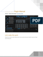 Tactures Plugin Manual