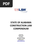 State of Alabama Construction Law Compendium